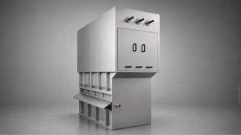 Industrial ice machine system